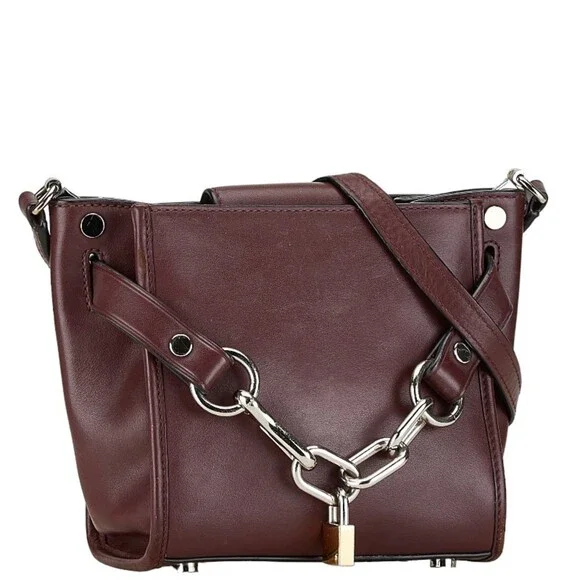 Alexander Wang Alexander Wang Leather Chain Shoulder Bag Leather Crossbody Bag